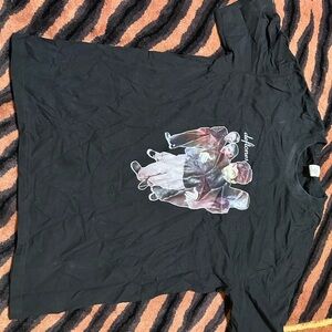 Black Deftones shirt.